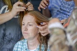 North Carolina National Guard Chaplain Honored with Head Shaving Party