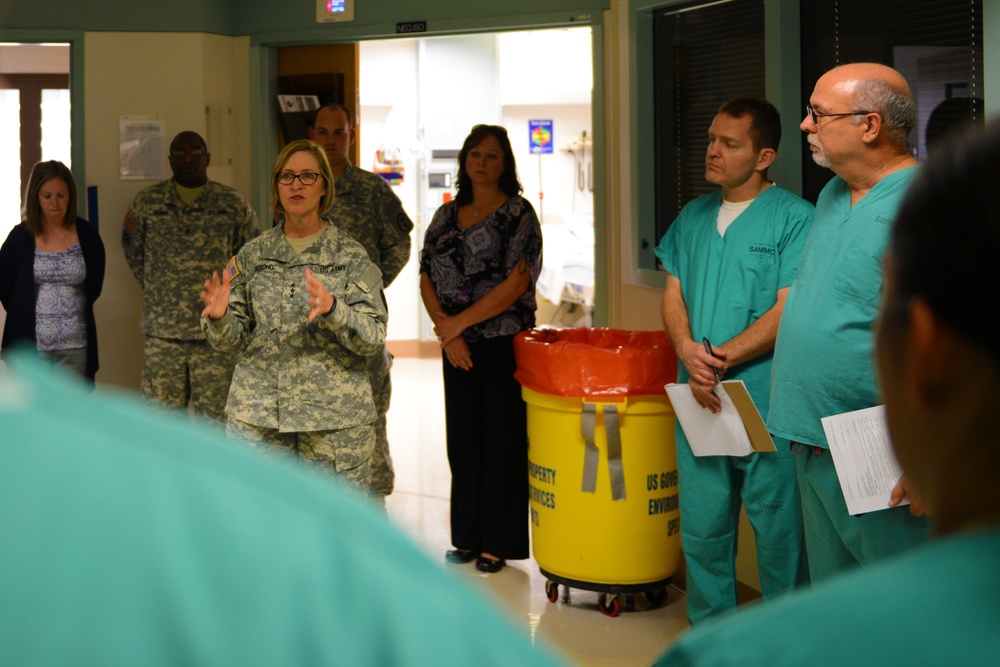 Army Surgeon General Addresses Ebola Response Team