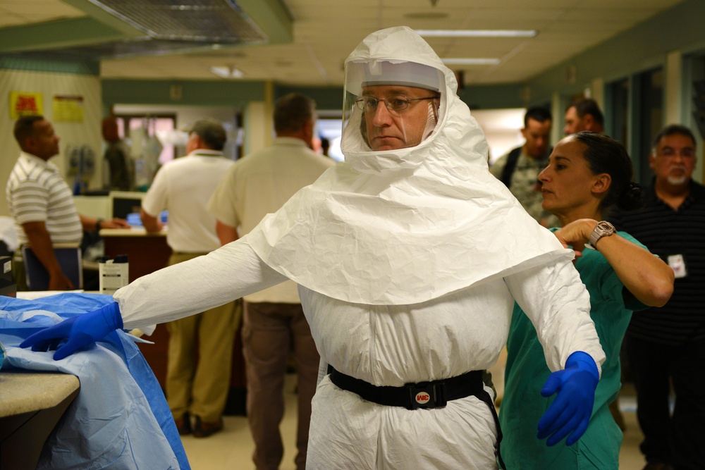 U.S. Military Trains Medical Team for Potential Ebola Response