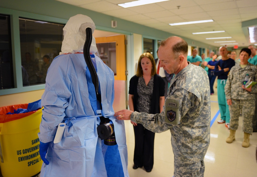 U.S. Northern Command Chief Observes Ebola Response Training