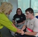 Dr. Jill Biden Visits Injured Soldier at Rehabilitation Center