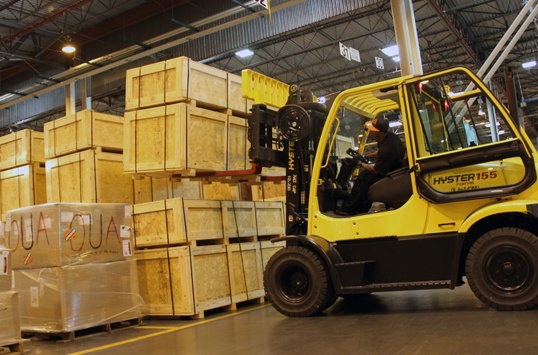Supplies Loaded for Shipment to West Africa