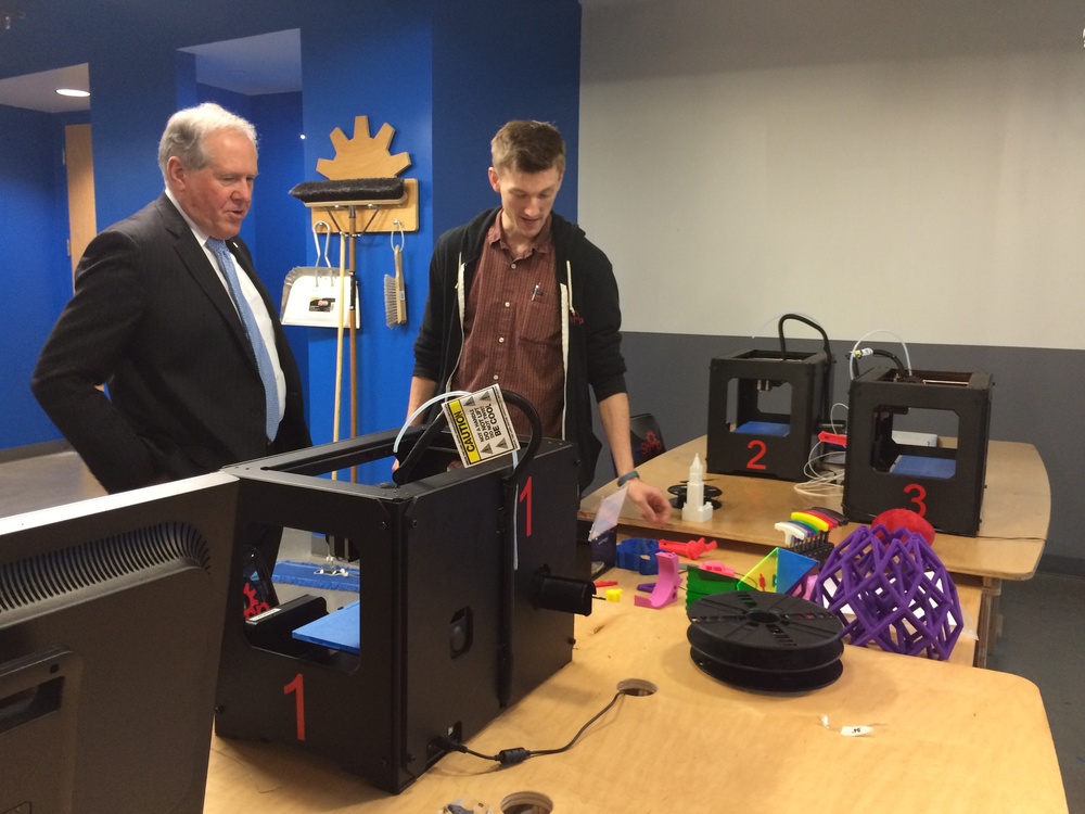 Defense Official Tours TechShop Facility, Highlighting Support for Veterans