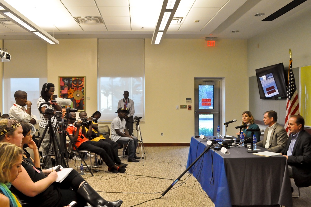 U.S. Officials Assess Ebola Response Efforts in Liberia