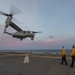 MV-22 Osprey Takes Flight from USS Makin Island