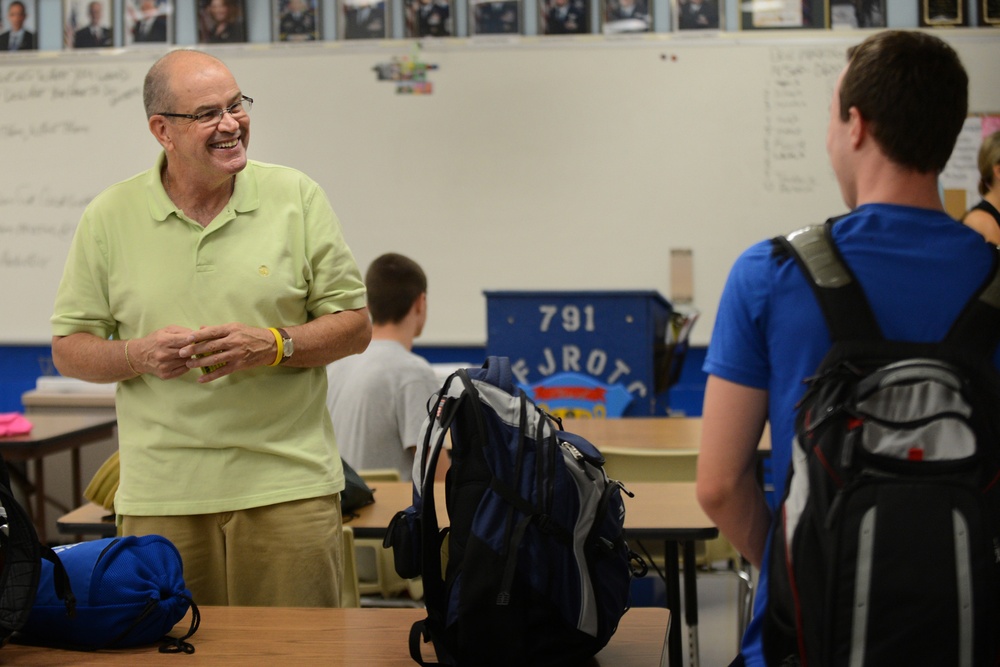 Retired Army Chaplain Mentors Navy Petty Officer Through JROTC Program
