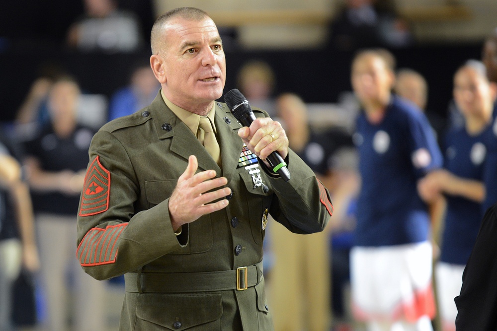 Senior Enlisted Advisor Hosts Military-WNBA Exchange at University of Delaware