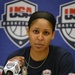 USA Basketball Star Maya Moore Displays Military Dog Tag After Exhibition Game