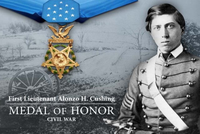Army 1st Lt. Alonzo H. Cushing to Receive Medal of Honor for Gettysburg Heroics