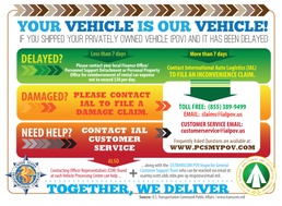 U.S. Transportation Command Provides Customer Support for Vehicle Shipping Issues