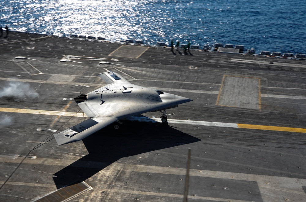 X-47B Drone Lands on Aircraft Carrier in Historic Test