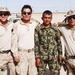 U.S. Marines and Afghan Soldier Pose Together in Afghanistan