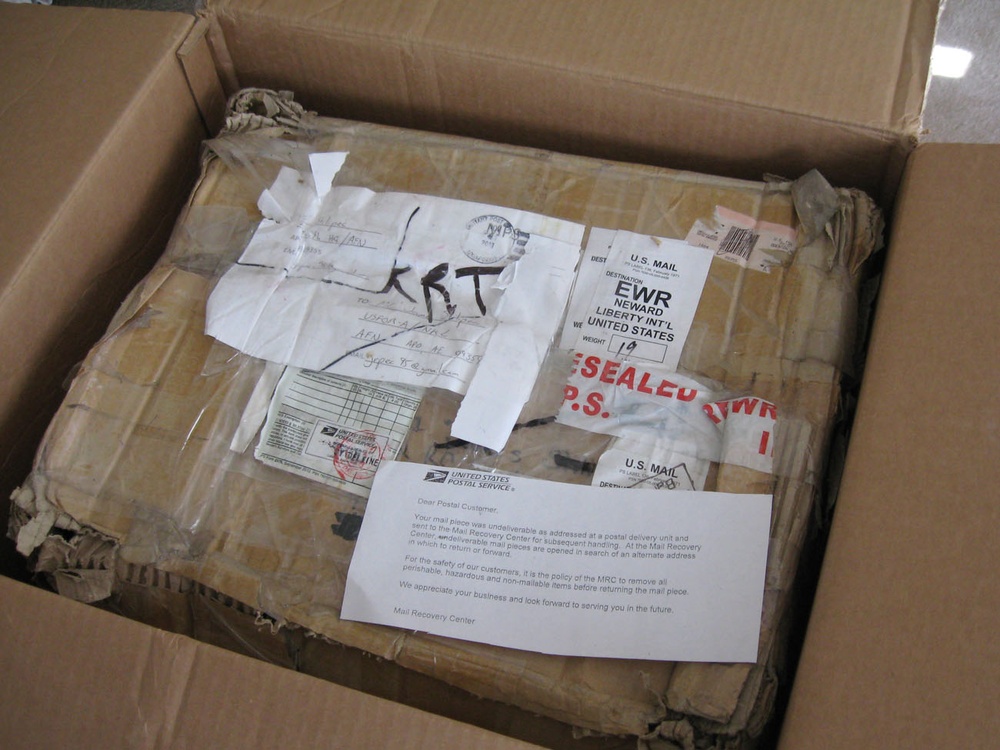 Lost Package Recovered After 5 Months, Reunited with Sailor in Afghanistan