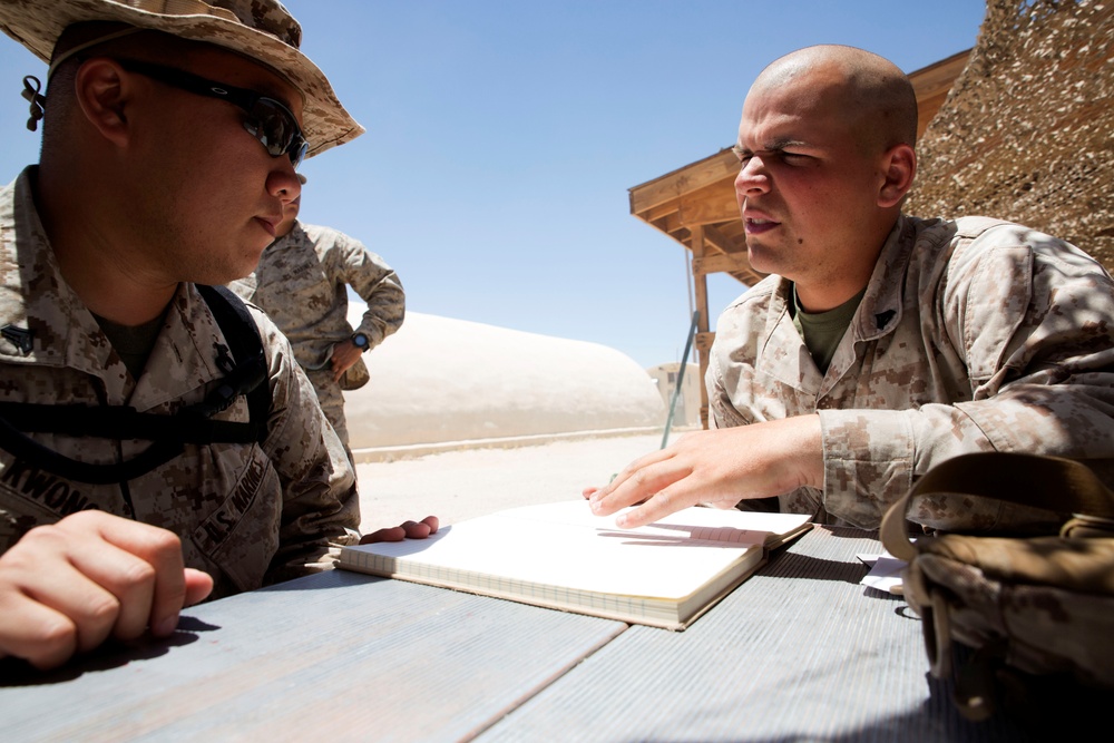 Marines Conduct Desert Training Exercise