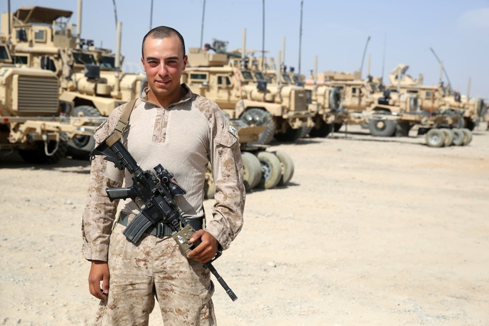 Marine Corporal Earns Combat Promotion in Afghanistan