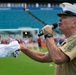 Senior Enlisted Adviser Rallies Crowd at U.S. Men's National Soccer Team Practice