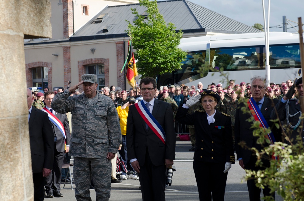 NATO Commander Honors D-Day Anniversary in Carentan