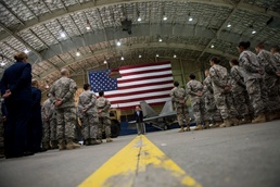 Defense Secretary Hagel Visits Troops in Alaska