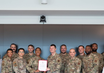 Team Tyndall Airman awarded the American Red Cross Lifesaving Award