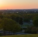 Arlington National Cemetery Overlooks Washington Monument