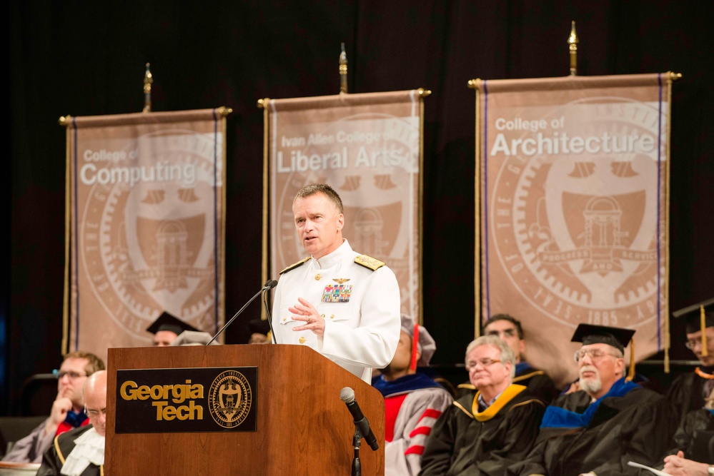 Navy Vice Chairman Addresses Georgia Tech Graduates