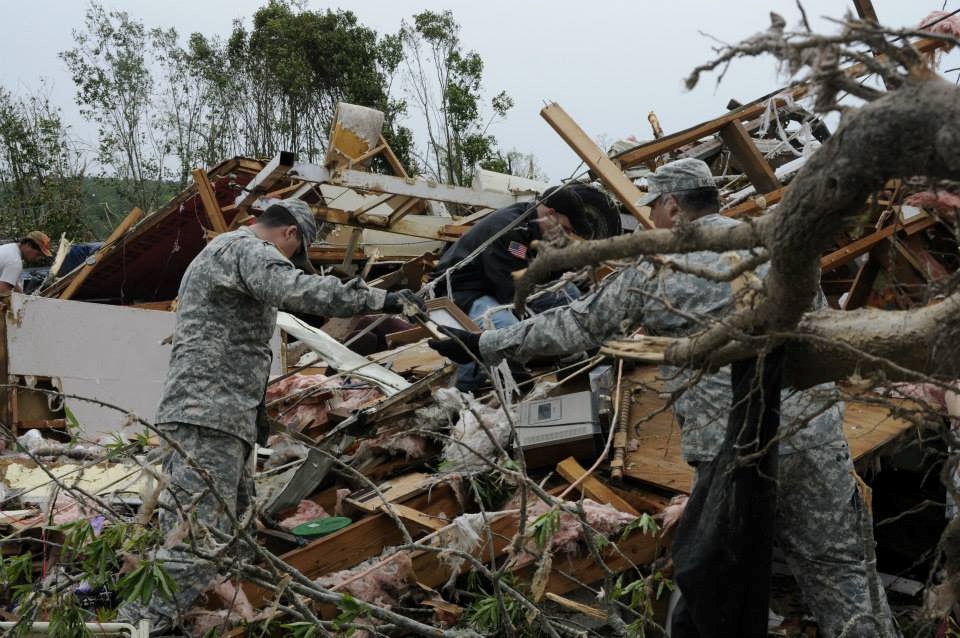 Arkansas National Guard Responds to Tornado Devastation