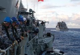 Royal Australian Navy Assists in Search for Missing MH370