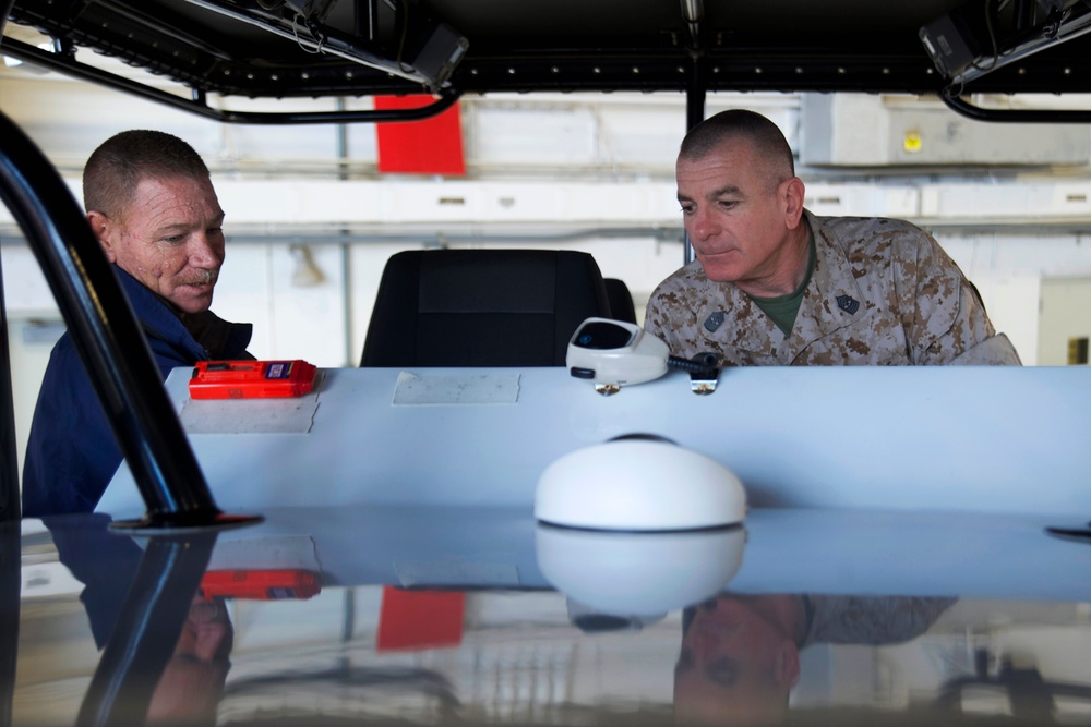 Senior Enlisted Advisor Explores Tactical Training Boat