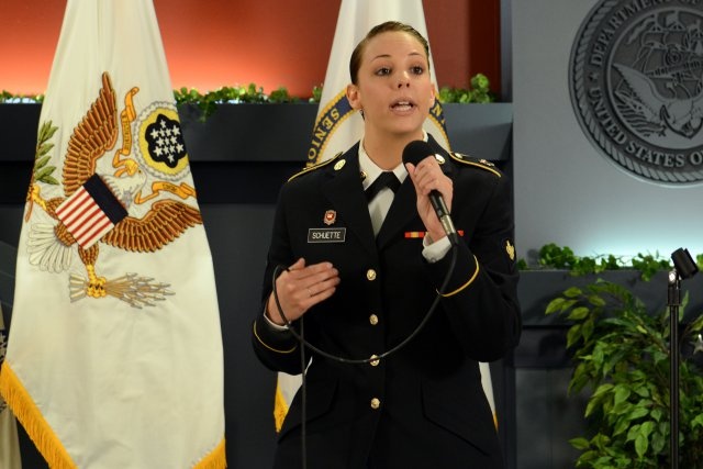 Army Specialist Speaks Out About Sexual Assault at Pentagon Event
