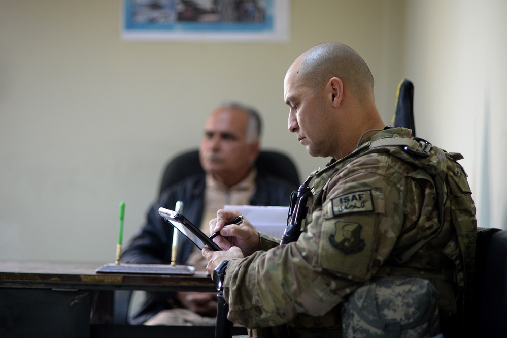 U.S. Air Force Advisor Assists Afghan Air Force Recruiting Efforts in Kabul