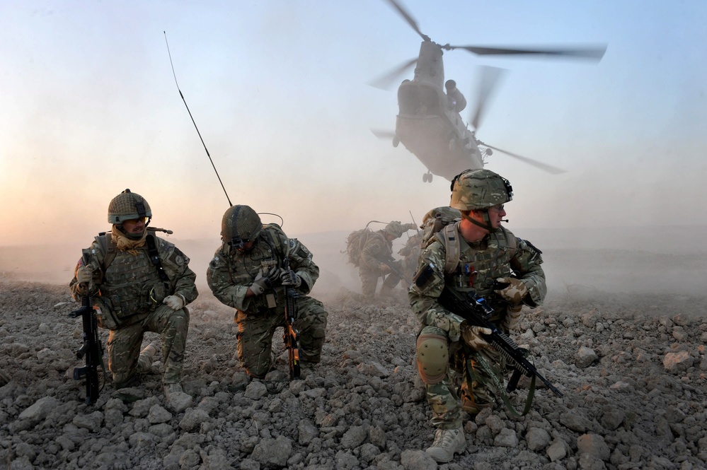 Argyll and Sutherland Highlanders and Afghan Police Conduct Joint Operation