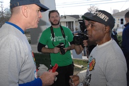 Senior Enlisted Advisor Helps Veteran During NBA Cares Day of Service