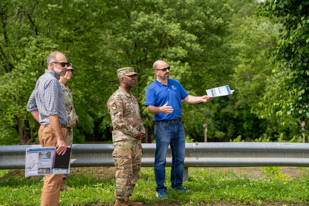 USACE leadership visits Beattyville, Kentucky ahead of final flood risk management report