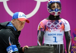 U.S. Army Athlete Coaches Skeleton Medalists at Sochi Olympics