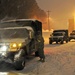 Virginia National Guard Soldiers Conduct Vehicle Inspections During Winter Storm