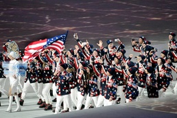 Army Bobsledders Lead U.S. Team into Sochi Olympics Opening Ceremony
