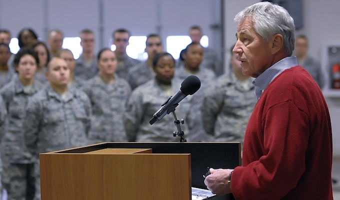 Defense Secretary Visits Missile Wing Airmen at F.E. Warren AFB