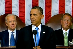 Obama Delivers State of the Union Address at U.S. Capitol