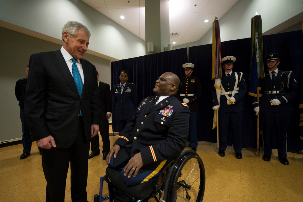 Defense Secretary Hagel Honors MLK Legacy at Pentagon Event