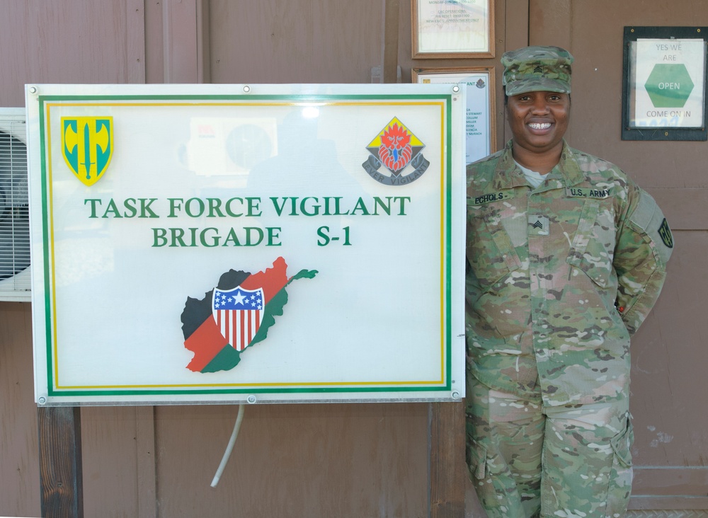 Army Sgt. Jessica Echols Serves in Afghanistan