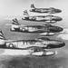First-Generation Jet Fighters Return from Korean Missions