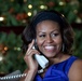 First Lady Michelle Obama Spreads Holiday Cheer with NORAD Santa Tracker Calls