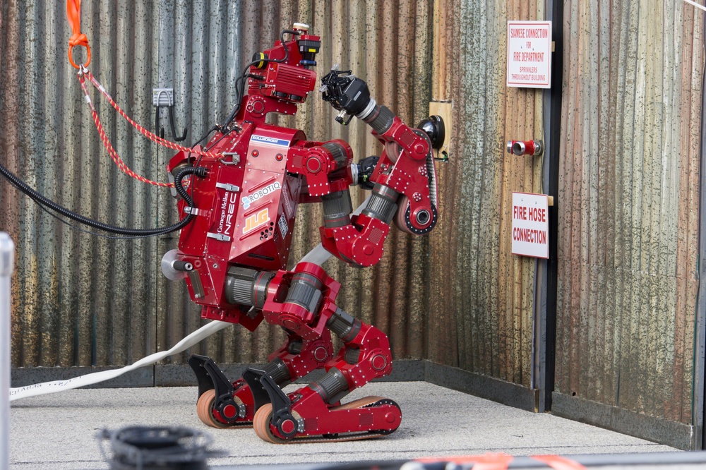 Carnegie Mellon's CHIMP Robot Earns Third-Highest Score at DARPA Robotics Challenge Trials