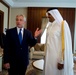 Hagel Meets with Qatari Emir in Doha