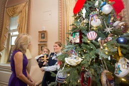 Dr. Jill Biden Hosts National Guard Christmas Tree Dedication