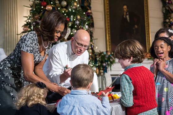 First Lady Hosts Military Families for Holiday Craft Project