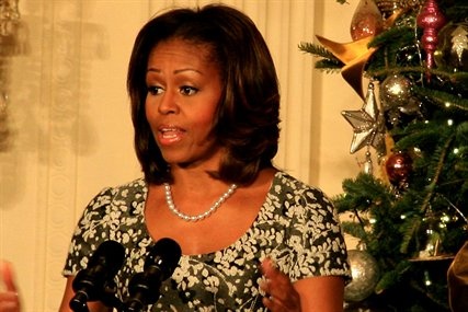 First Lady Hosts Military Families for White House Holiday Event
