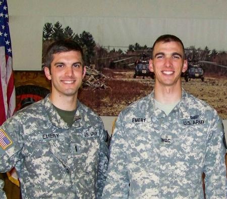 Army Brothers Celebrate Promotion to Warrant Officer Candidate