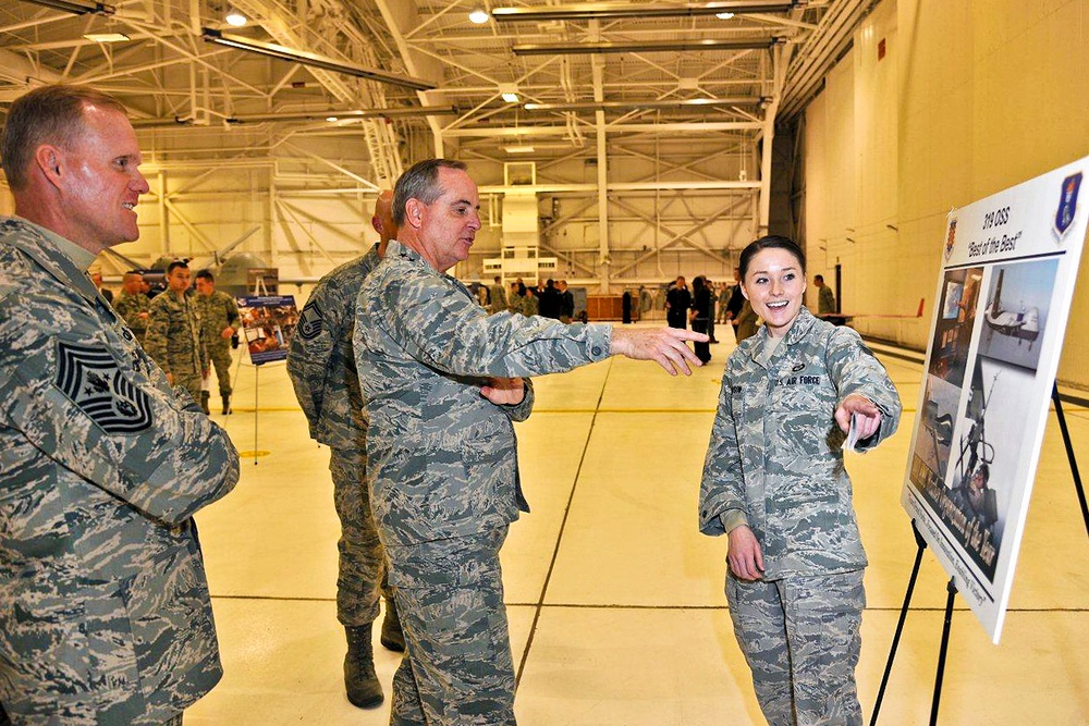 Air Force Leaders Briefed on Weather Forecasting at Grand Forks AFB