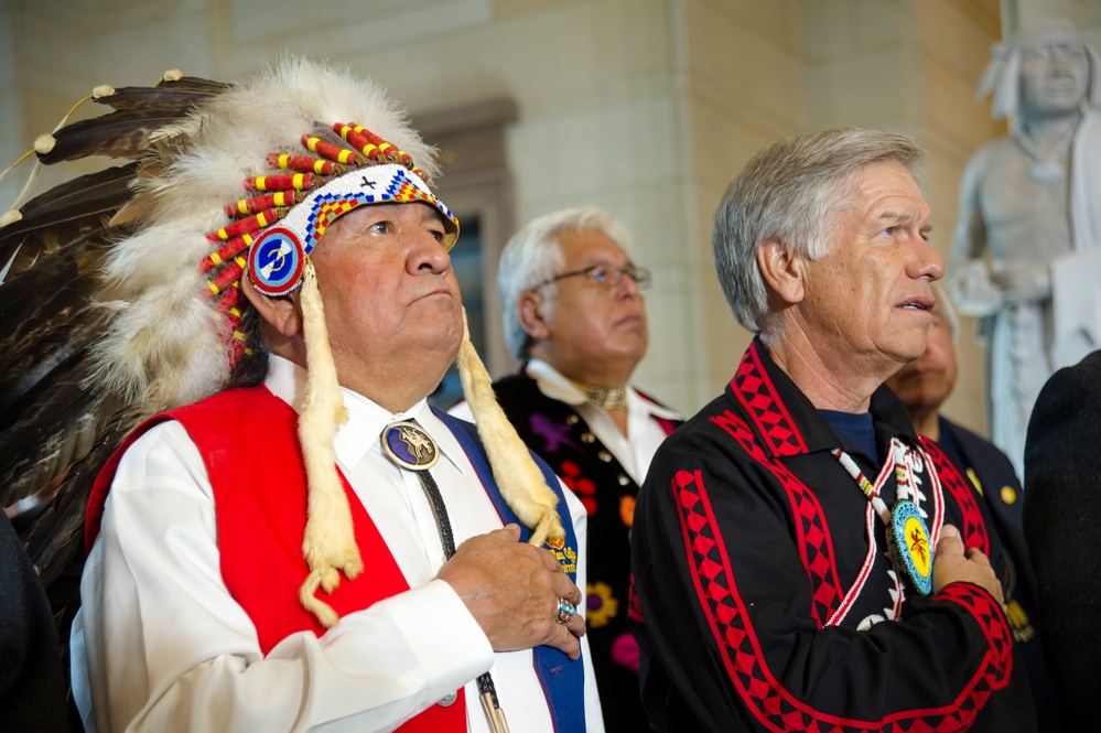 Comanche and Choctaw Code Talkers Honored with Congressional Gold Medal
